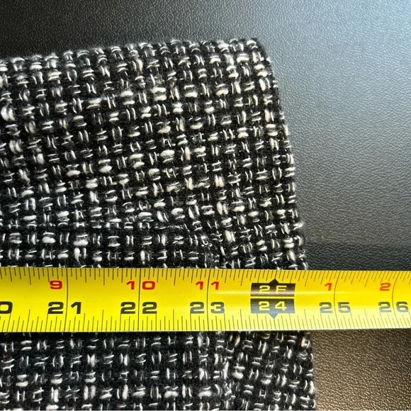 Requirements Womens Jacket Sz 14 Wool Blend Blazer Pocket Textured Zip Vtg 90's - Picture 8 of 14